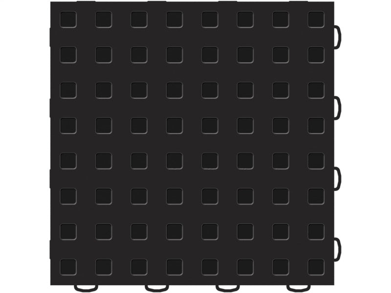 WeatherTech TechFloor - 3in X 12in Tiles(Left Loop) - Black/Black **Order in Qtys of 10 51T312LL BK-BK 51T312LL BK-BK Photo - Primary