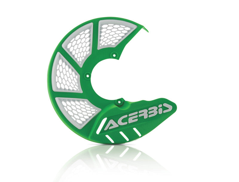 Acerbis X-Brake Vented Disc Cover - Green/White 2449490006 2449490006 Photo - Primary