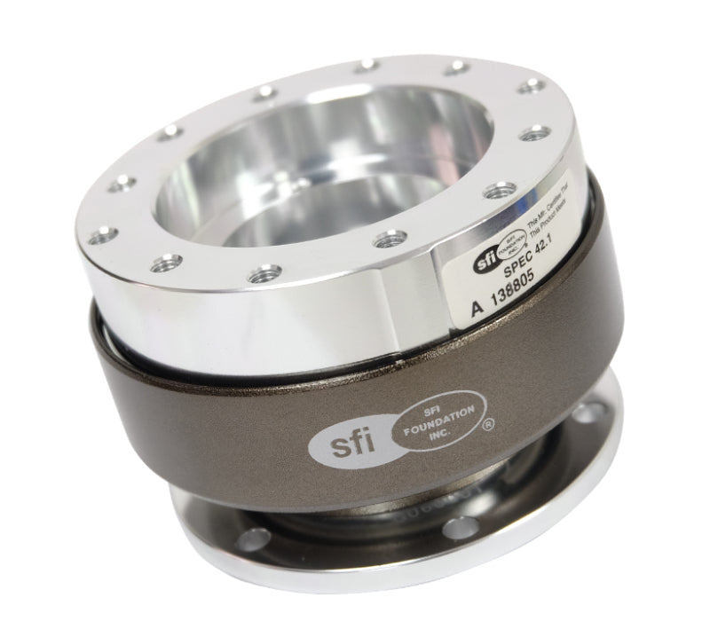 NRG Quick Release - Silver Body/Chrome Ring SFI SPEC 42.1 SRK-200-1SL Photo - Primary