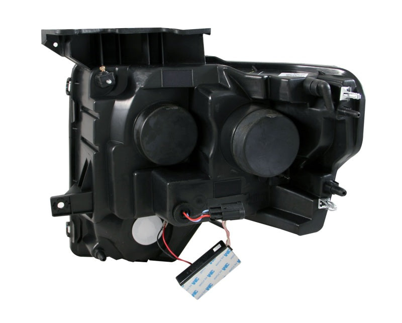 Anzo 2009-2014 Ford F-150 Projector Headlights w/ Halo Black (CCFL) G2 111298 Photo - Unmounted