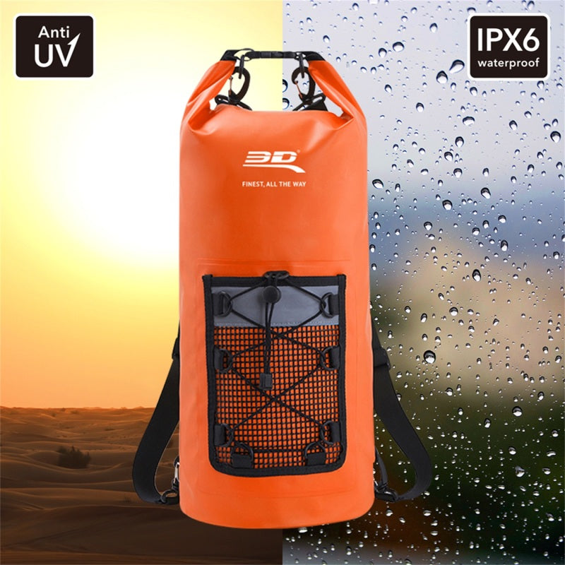 3D MAXpider Roll-Top Dry Bag Backpack - Orange 6117-21 6117-21 Photo - Unmounted