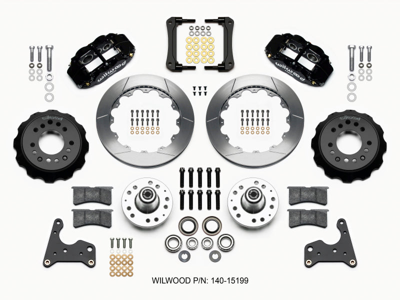 Wilwood Narrow Superlite 6R Front Hub Kit 12.88in 65-72 CDP C Body -Drum 140-15199 140-15199 Photo - Primary