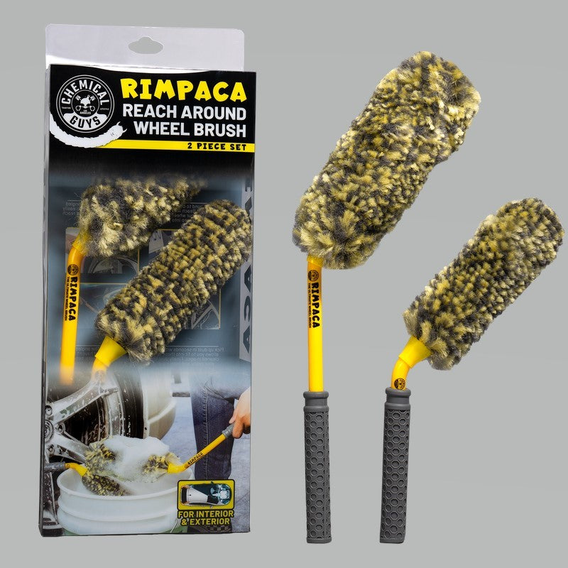 Chemical Guys Rimpaca Reach Around Ultimate Wheel Brush Set - 2 Pcs (P12) ACC615 ACC615 User 1