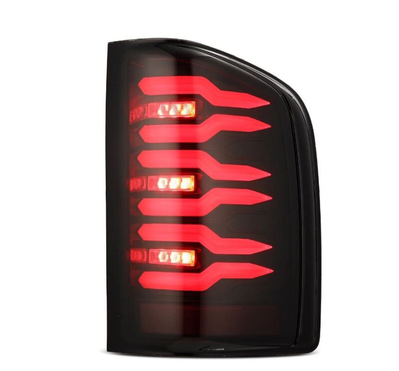 AlphaRex 07-14 Chevrolet Silverado 1500/2500HD/3500HD Luxx-Series LED Tail Lights Black/Red 620000 620000 User 2