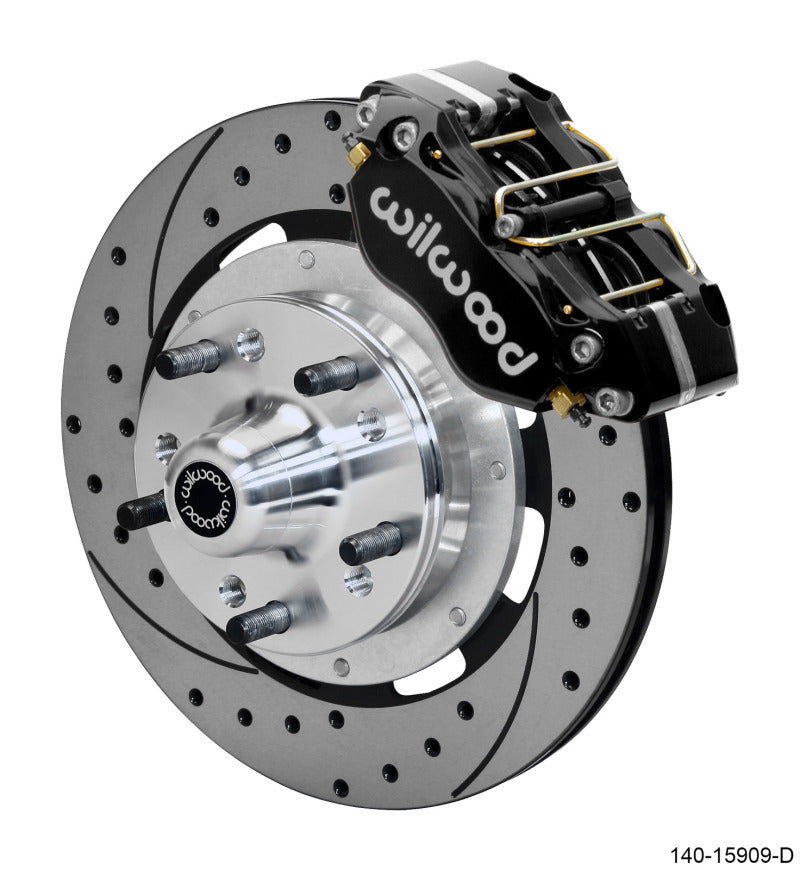 Wilwood Dynapro 4R Front Kit 11.75in SPR Drilled and Slotted Rotors - Black 140-15909-D 140-15909-D User 1