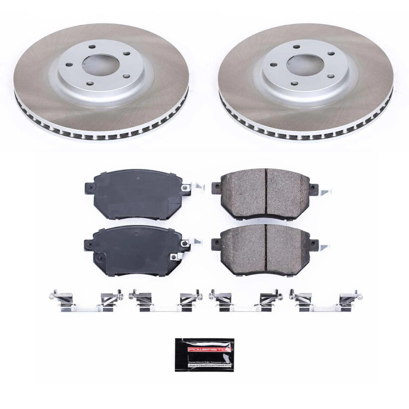 PowerStop Power Stop 09-11 Nissan Murano Front Semi-Coated Rotor Kit SC091 SC091 Photo - Primary