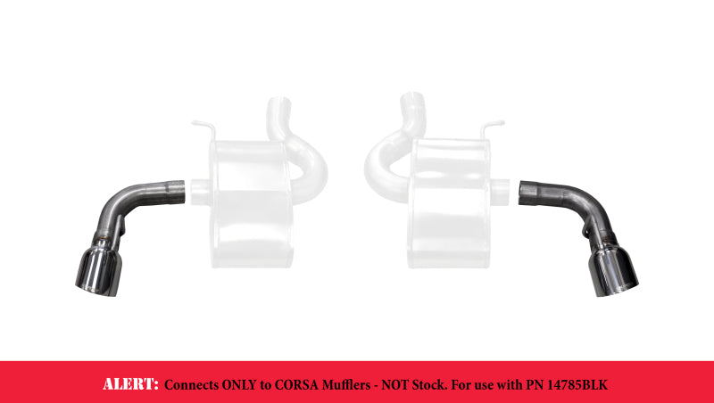 Corsa 16-17 Chevy Camaro SS 2.75in Inlet / 4.5in Outlet Polished Tip Kit (For Corsa Exhaust Only) 14775 14775 Photo - Primary