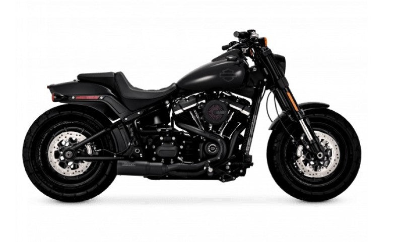 Vance and Hines Vance & Hines HD Softail Fat Bob 18-22 HO 2-1 Black PCX Full System Exhaust 47331