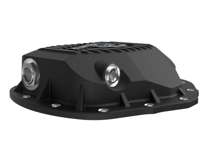 aFe 2020 Chevrolet Silverado 2500 HD  Rear Differential Cover Black ; Pro Series w/ Machined Fins 46-71260B 46-71260B Photo - Unmounted