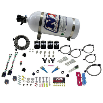 Nitrous Express Sport Compact EFI Dual Stage Nitrous Kit (35-75 x 2) x 2 w/10lb Bottle 20927-10 20927-10 Photo - Primary