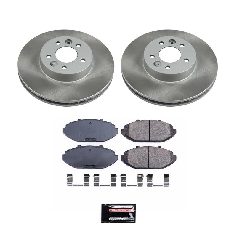 PowerStop Power Stop 98-02 Mercury Grand Marquis Front Semi-Coated Rotor Kit SC1335 SC1335 Photo - Primary