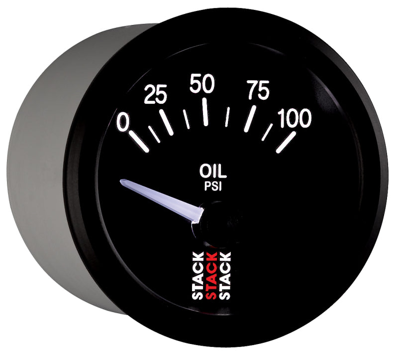 Autometer Gauge OilP Elec 52mm Blk 100psi ST3202 User 6
