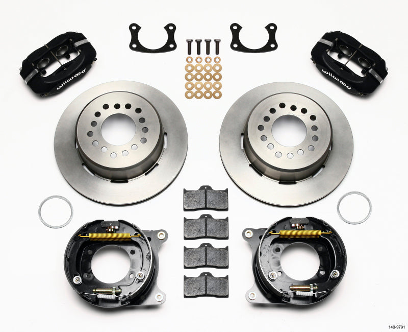 Wilwood Forged Dynalite P/S Park Brake Kit New Big Ford 2.50in Offset Front Caliper Mount 140-9791 140-9791 Photo - Primary