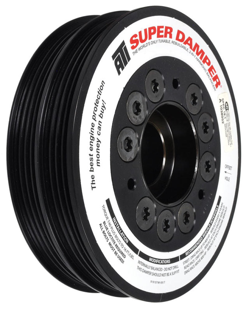 ATI Damper - 5.67in - Alum - 4 & 4 Grv - Toyota 3SGTE 1990 - 1995 Mr2 Turbo 7 Percent OD ATI918529 ATI918529 Photo - Primary