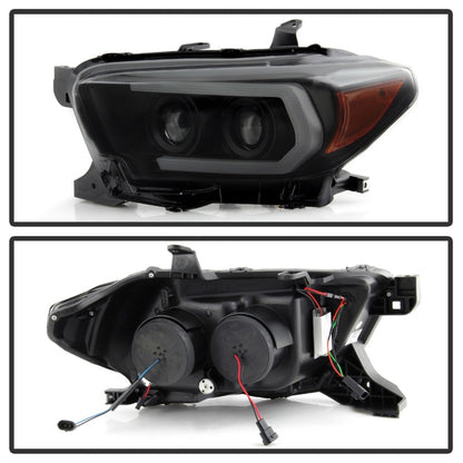 Spyder Toyota Tacoma 16-18 (SR5 Model Only) Projector Headlights Black Smoke PRO-YD-TT16-LB-BSM 5087546 5087546 Photo - Unmounted