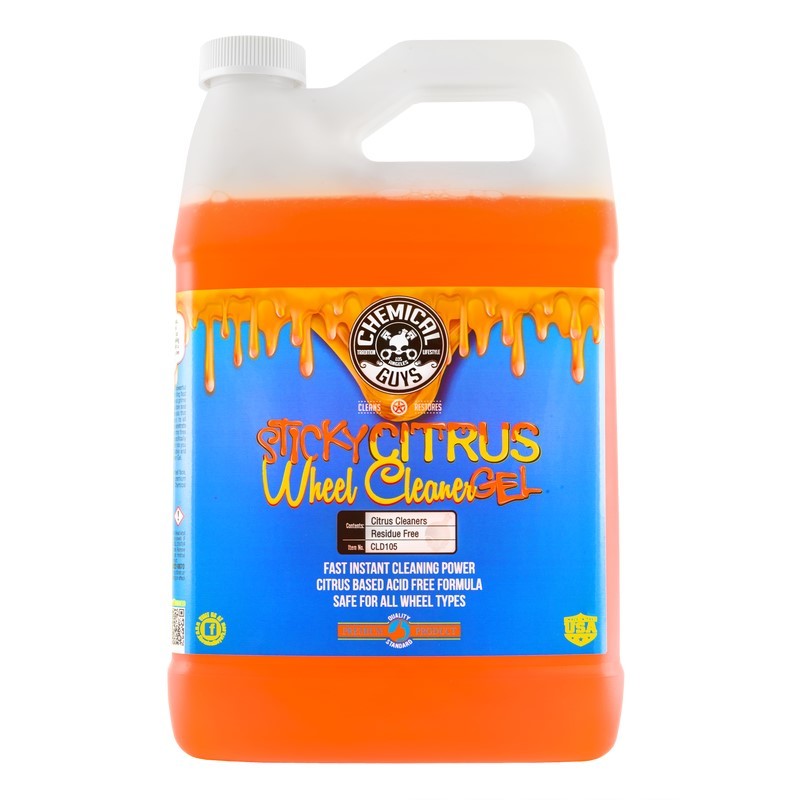 Chemical Guys Sticky Citrus Wheel & Rim Cleaner Gel - 1 Gallon (P4) CLD105