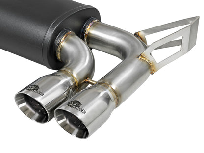 aFe MACH Force-Xp 2.5in 304 SS Cat-Back Exhaust w/ Polished Tips 01-06 BMW M3 49-36344-P 49-36344-P Photo - Unmounted