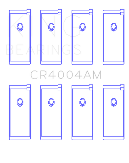 King Engine Bearings King Isuzu 4XC1/4XC1T 1.5L (Size STD) Rod Bearing Set CR4004AM CR4004AM Photo - Primary