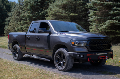 Fishbone Offroad 2019+ Ram 1500 Pike Winch Plate - Black FB22401 FB22401 Photo - lifestyle view