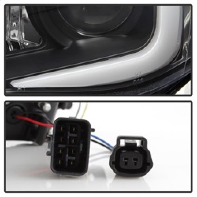 Spyder Subaru WRX 08-09 Projector Headlights - HID Model Only - Black PRO-YD-SWRX08-HID-LBDRL-BK 5083937 5083937 Photo - Unmounted