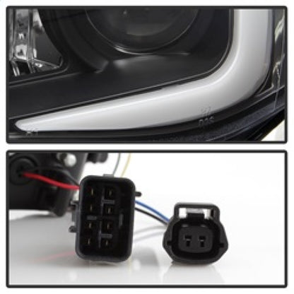 Spyder Subaru WRX 08-09 Projector Headlights - HID Model Only - Black PRO-YD-SWRX08-HID-LBDRL-BK 5083937 5083937 Photo - Unmounted