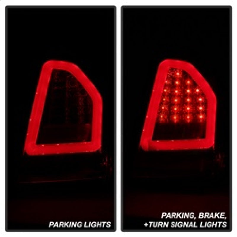Spyder Chrysler 300 05-07 V2 Light Bar LED Tail Lights - Black ALT-YD-CHR305V2-LED-BK 5083326 5083326 Photo - Primary