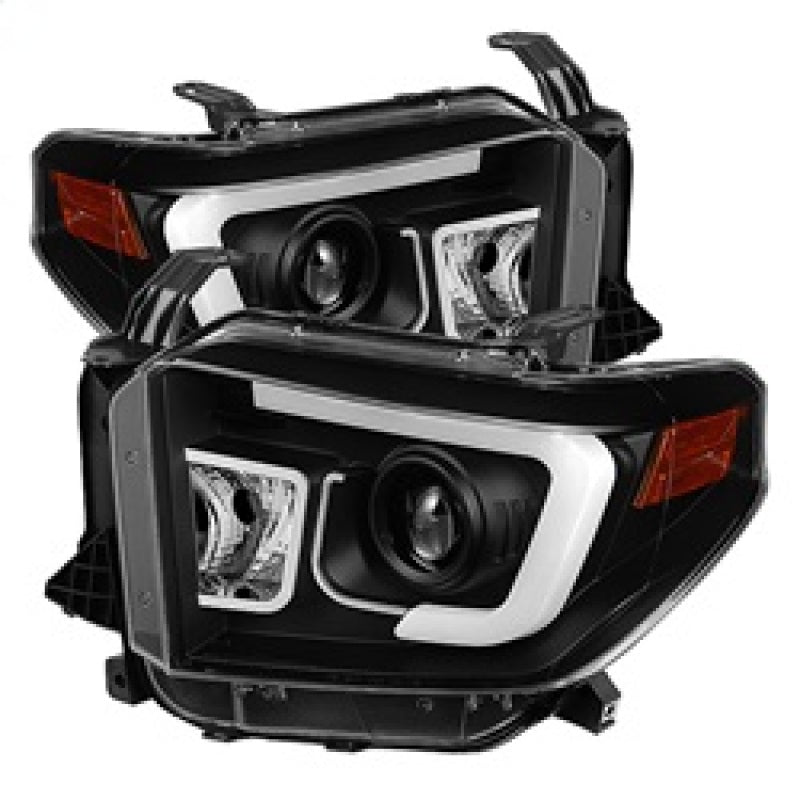 Spyder Toyota Tundra 2014-2016 Projector Headlights Light Bar DRL Black PRO-YD-TTU14-DRL-BK 5080158 5080158 Photo - Primary