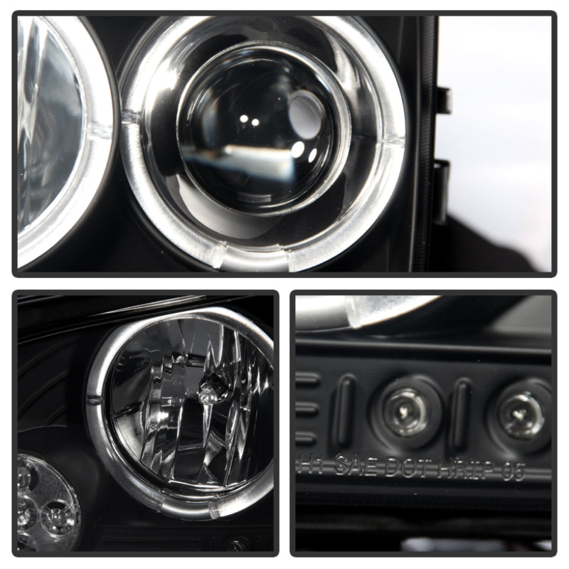 Spyder Dodge Charger 06-10 Projector Headlights Halogen- LED Halo LED Blk Smke PRO-YD-DCH05-LED-BSM 5078353 5078353 User 1
