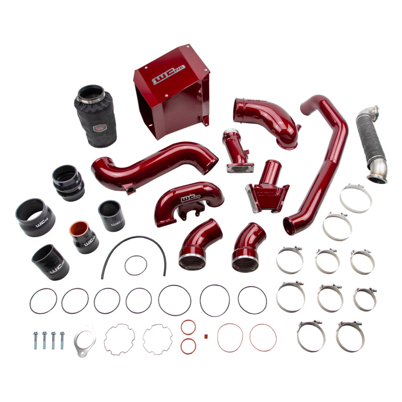 Wehrli 06-07 Chevrolet 6.6L Duramax LBZ Stage 3 High Flow Bundle Kit - WCFab Red WCF100503-RED