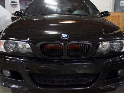 aFe MagnumFORCE Intakes Scoops AIS BMW 3-Series/ M3 (E46) 01-06 L6 - Orange 54-10468-N 54-10468-N Photo - Mounted
