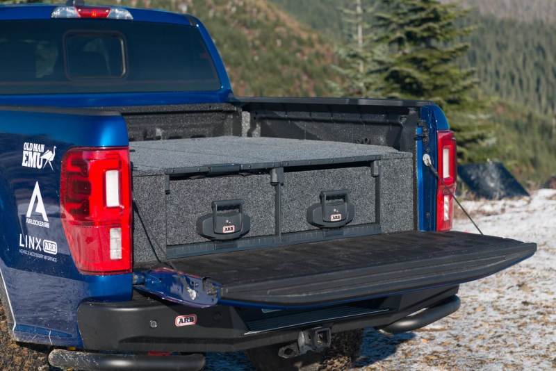 ARB Drawer Fitting Kit 19-20 Ford Ranger SuperCrew (Incl Side & Extension Floor Kit) MA19FKEK MA19FKEK Photo - Mounted