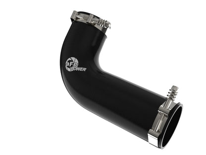 aFe 08-10 Ford Trucks V8-6.4L (td) BladeRunner 3 IN Aluminum Hot Charge Pipe - Black 46-20079-B 46-20079-B Photo - Close Up