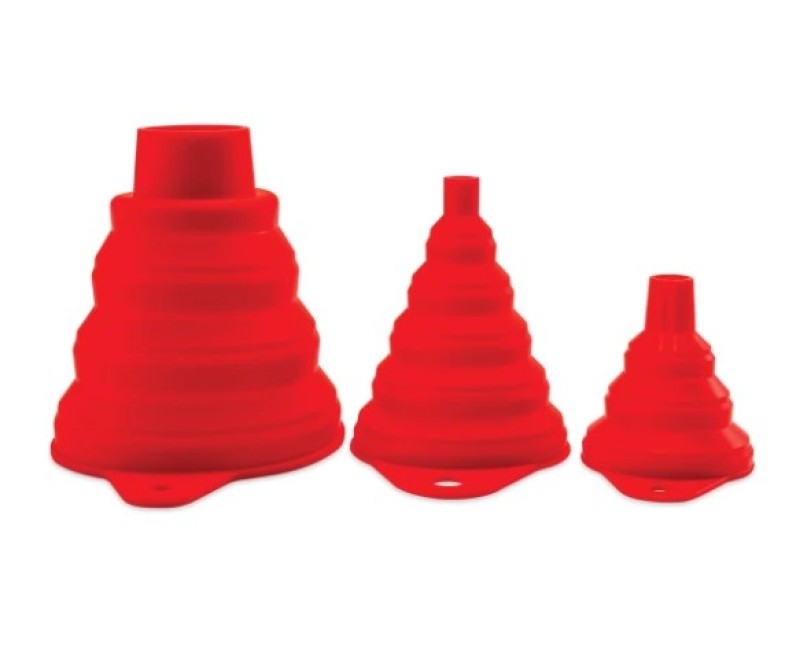 Griots Garage Collapsible Silicone Funnels - Set of 3 47715