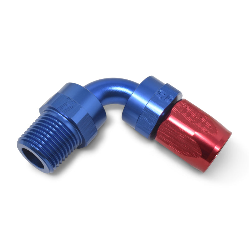 Russell Full Flow -10 To 3/8"Npt 90 Degree Swivel Pipe Thread Hose End 612190 Photo - out of package
