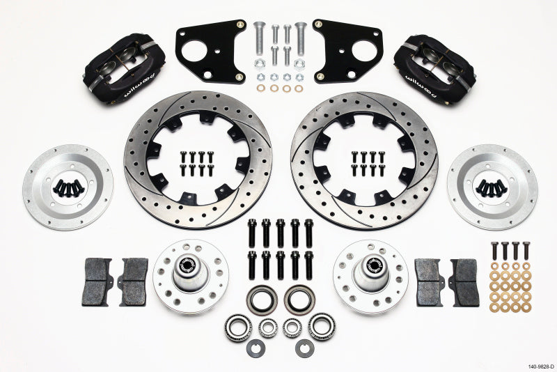 Wilwood Forged Dynalite Front Kit 12.19in Drilled 62-72 CDP B & E Body-Drum 140-9828-D 140-9828-D Photo - Primary