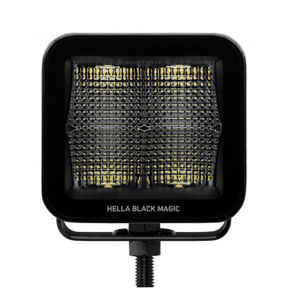 Hella Universal Black Magic 3.2in L.E.D. Cube Kit - Flood Beam (Short Range) 358176811 358176811 Photo - Close Up