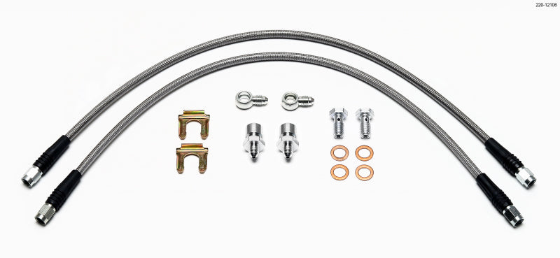 Wilwood Flexline Kit,D52 Caliper 22" w/ Banjo 10mm -3/8-24 Chassis 220-12106 User 1