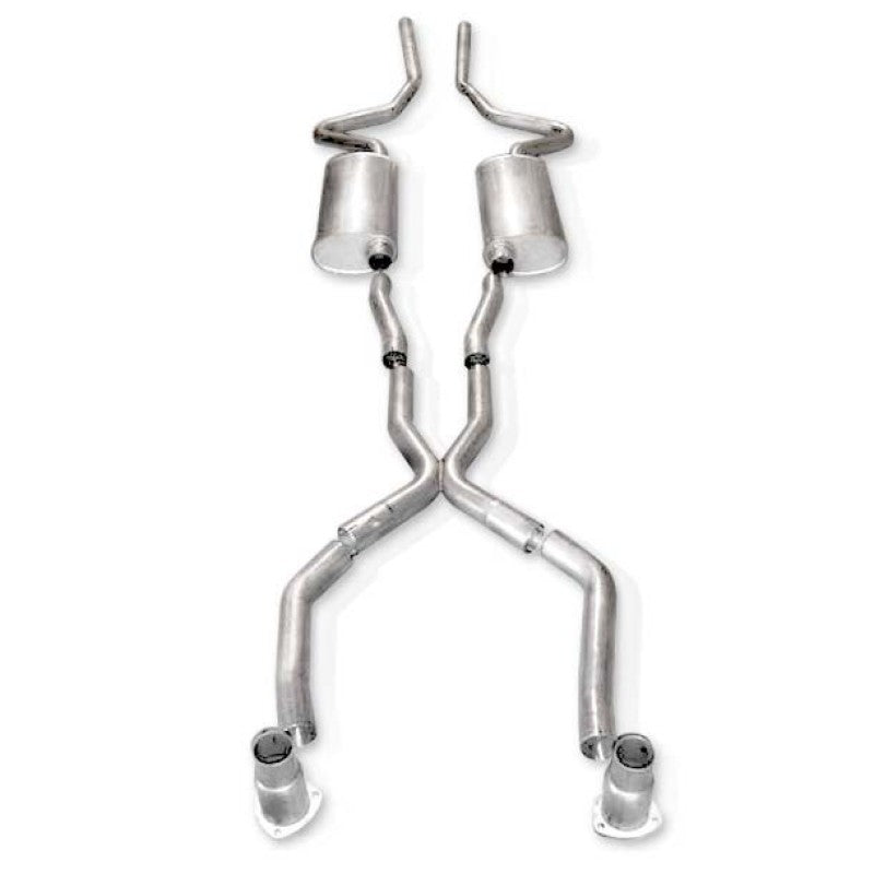 Stainless Works Chevy chevelle Small/Big Block 1968-72 Exhaust 2.5in Stainless Dual CV6782.5X CV6782.5X Photo - Primary