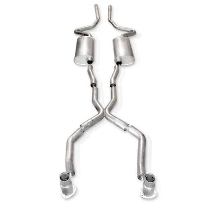 Stainless Works Chevy chevelle Small/Big Block 1968-72 Exhaust 2.5in Stainless Dual CV6782.5X CV6782.5X Photo - Primary