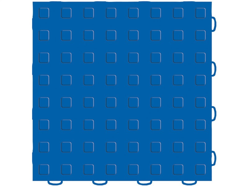WeatherTech TechFloor 12in x 12in Solid Floor Tile w/ Raised Squares - Blue 51T1212SS BL 51T1212SS BL Photo - Primary