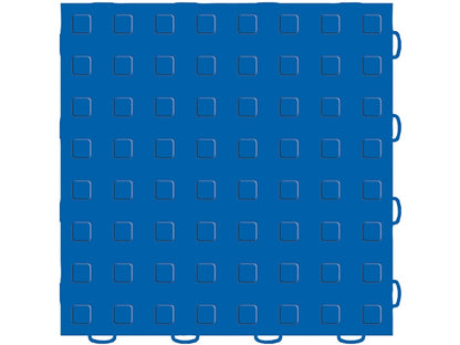 WeatherTech TechFloor 12in x 12in Solid Floor Tile w/ Raised Squares - Blue 51T1212SS BL 51T1212SS BL Photo - Primary