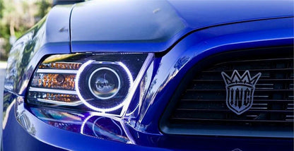 ORACLE Lighting Oracle Ford Mustang 13-14 Halo Kit - ColorSHIFT w/ Simple Controller 2652-504 2652-504 Photo - Mounted