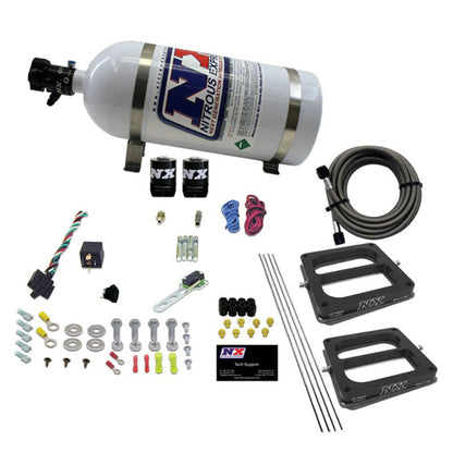Nitrous Express Dual/Dominator/Gasoline Nitrous Kit (50-300HP) w/10lb Bottle 30270-10 30270-10 Photo - Primary