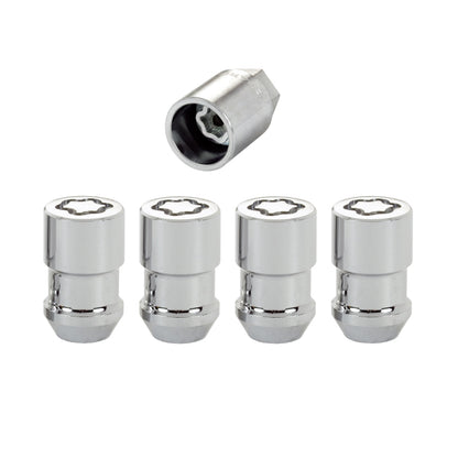 McGard Wheel Lock Nut Set - 4pk. (Cone Seat) 1/2-20 RH-LH / 13/16 Hex / 1.46in. Length - Chrome 24131 24131 Photo - out of package
