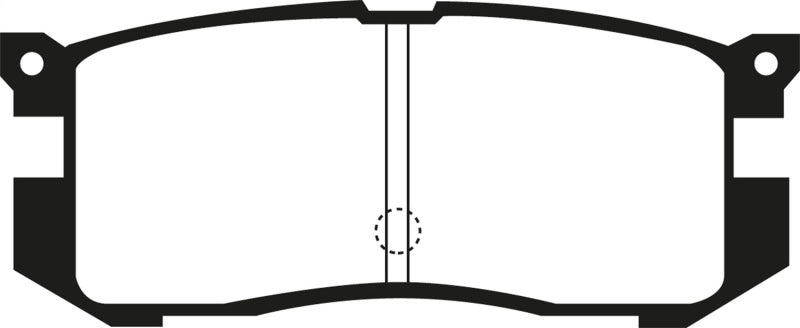 EBC 89-92 Ford Probe 2.2 Ultimax Rear Brake Pads UD400 UD400 Photo - Primary