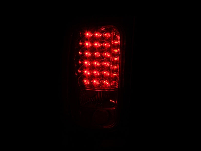 Anzo 1994-2001 Dodge Ram LED Taillights Red/Clear 311052 Photo - Mounted