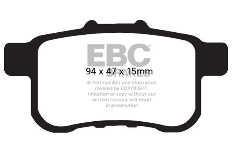 EBC Disc Brake Pad Set DP31987C Photo - Primary