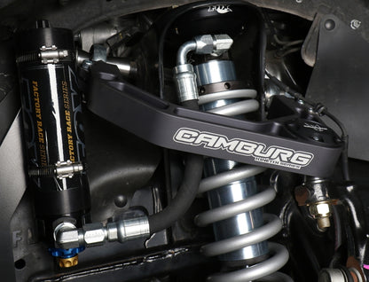 Camburg Toyota Tundra 2WD/4WD 07-21 KINETIK V2 Performance Billet Uniball Upper Arms CAM-310187-GRY CAM-310187-GRY Photo - Mounted