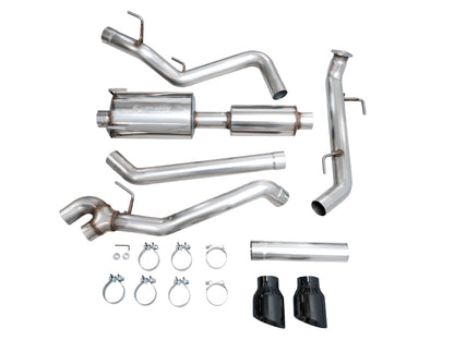 AWE Tuning AWE Exhaust for 4th Gen Toyota Tacoma Dual Diamond Black Tips 3015-33254 3015-33254 Photo - out of package