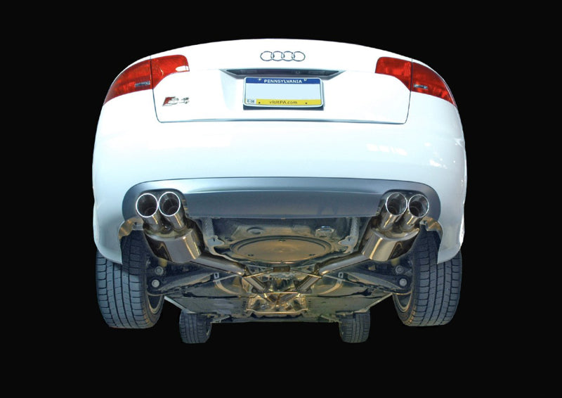 AWE Tuning Audi B7 S4 Touring Edition Exhaust - Polished Silver Tips 3015-42014 3015-42014 Photo - Mounted